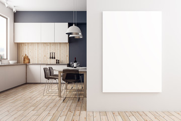 Wall Mural - Luxury kitchen with copyspace