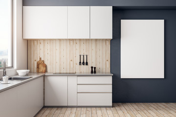 Poster - Contemporary kitchen with copyspace