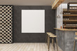 © peshkova - Modern bar with empty billboard