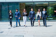 © Senad - Portrait Of young successfull Business Team Outside Office.