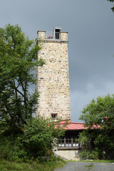 Canvas Print - Asenturm auf dem Ochsenkopf im Fichtelgebirge