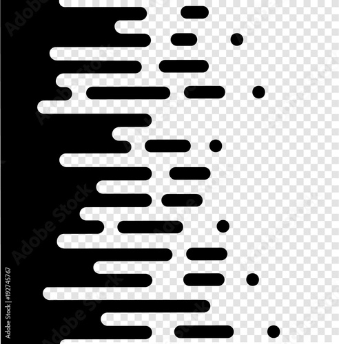 Fotomural Vector Halftone Transition Abstract Wallpaper Pattern