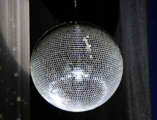 Wall Mural - Disco seiling lighting mirror-ball