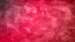 Abstract low poly background of triangles in Red, crimson colors. Substrate for design. 16:9