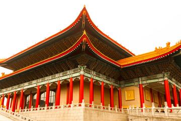 Wall Mural - Sun Yat-Sen Memorial Hall The building is famous landmark and must see attraction in Taiwan