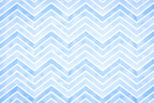 Watercolor Abstract Blue Striped Background.