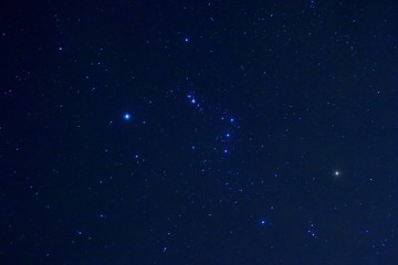 Wall Mural - orion constellation in the new zealand sky