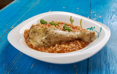 Sticker - Dominican  arroz con pollo