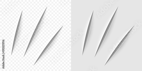 Fotografía Vector realistic cut with a office knife