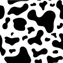 Cow Skin Pattern - Illustration Cow Leather, Skin, Material, Concept Does Not Exist, Footprint