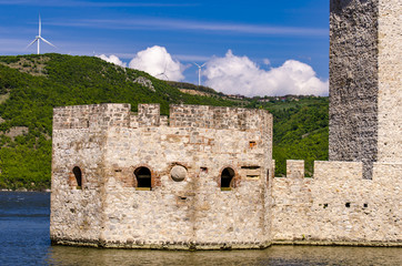 Medieval fortress in Golubac, Serbia