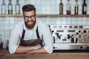 Barista in coffee shop