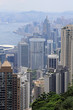Hong Kong: Skyline von Wohn- und Geschäftshäusern auf Hong Kong Island