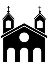 Poster - Church vector illustration