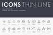 HUMAN RESOURCES Thin Line Icons