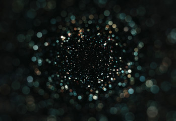 Poster - Star field with bright stars, constellations and galaxies in the defocus