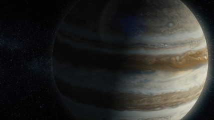 Wall Mural - planet or satellite in space. unexplored planets of faraway space. deep space. universe scene with p