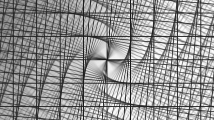Poster - Illusion of black and white lines motion. Retro Pattern, Black and White. Circus inspired retro black and white rotating background pattern. Black and white visualization, Mandala kaleidoscope