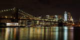 Fototapeta Nowy Jork - Brooklyn Bridge and Manhattan