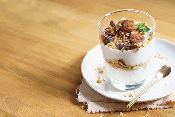 Wall Mural - Yogurt Parfait with oat granola