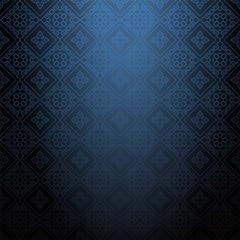 Wall Mural - Blue Asian Wallpaper