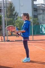 Wall Mural - tennis school outdoor