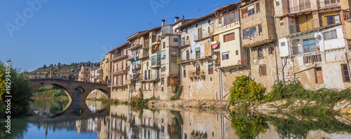 Cuadros en Lienzo Panorama of medieval city Valderrobres in Aragon