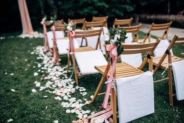 Wall Mural - Open air wedding ceremony