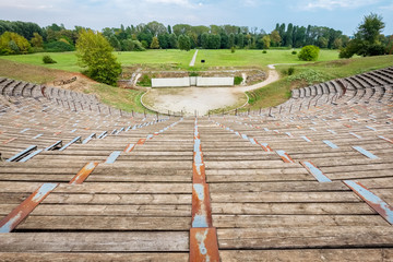 Wall Mural - Hellenistic Theater. Dion, Pieria, Greece