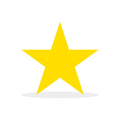 Canvas Print - gold star icon