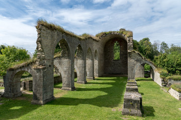 Poster - Ruin of a medieval monastery at Alvastra in Sweden