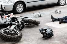 Motorcycle And Car Accident