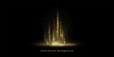 Gold Glitter Background