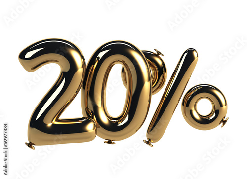 Cuadros en Lienzo 20% discount made of Golden Balloons