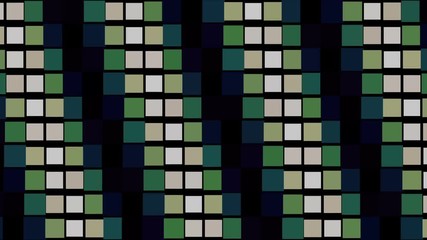 Poster - waves of colored squares. business background.