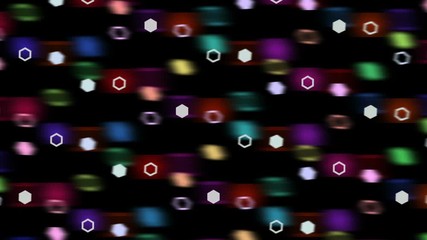 Poster - a blurred motion of particles. Slow motion up and down. color pattern. business background.