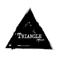 Wall Mural - triangle shape . grunge style . vector