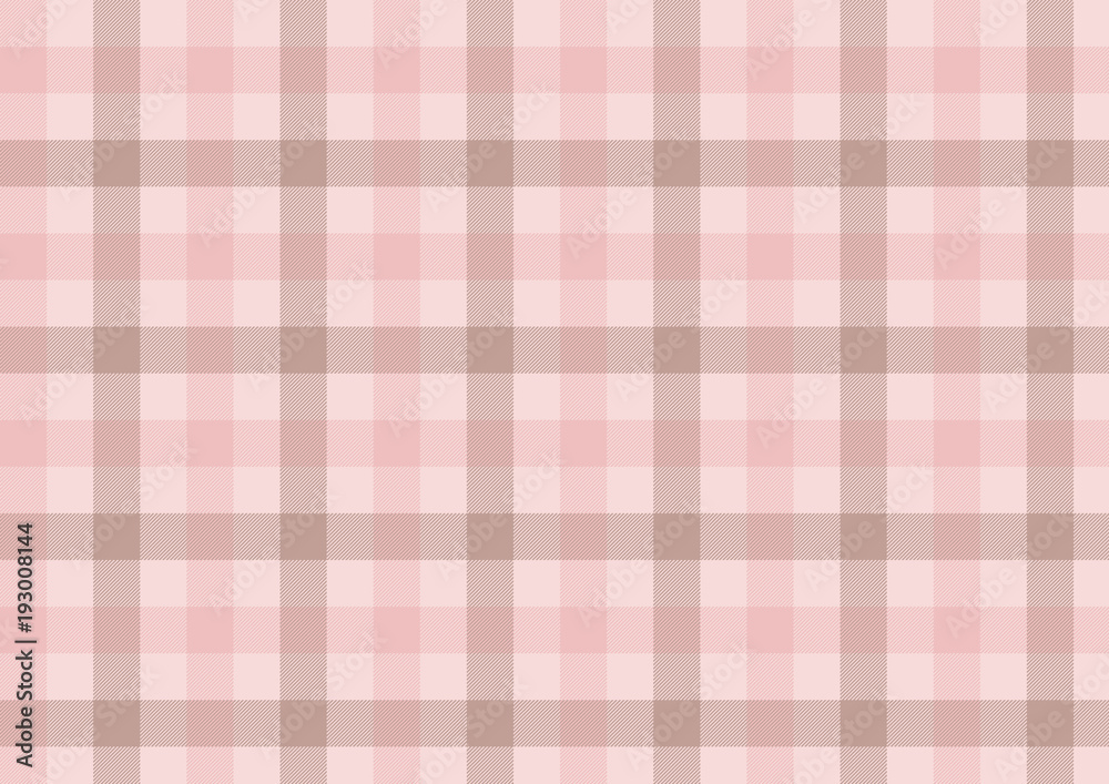 ガンクラブチェック-ピンクと茶色 Stock Vector | Adobe Stock