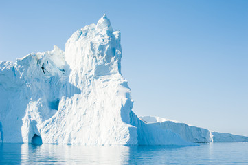 Wall Mural - Big icebergs in the Ilulissat icefjord, Greenland