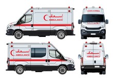 Vector Ambulance Van