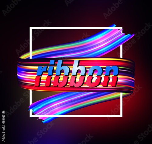 Brush Paint 3d Logo Smear Liquid Abstract Colors Paint Strokes