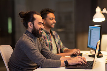 Canvas Print - creative team with computers working at office