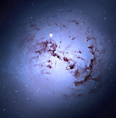Wall Mural - star clusters of giant elliptical galaxy ngc 1316. elements of this image furnished by nasa.