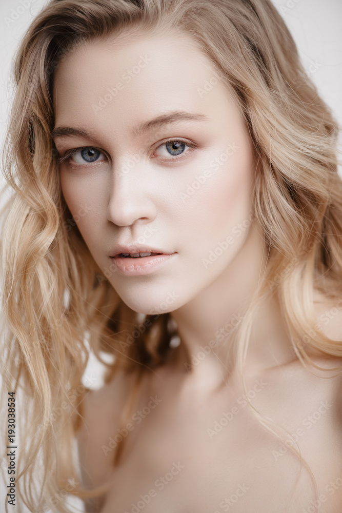 nude blonde woman Stock Photo Adobe Stock