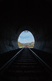 Fototapeta  - Tunnel Train