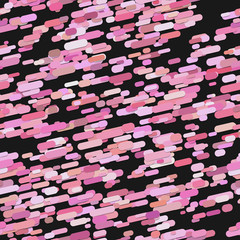 Poster - Abstract seamless irregular rounded stripe pattern background - vector design