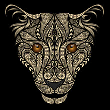 Beautiful Vector Leopard From Various Patterns