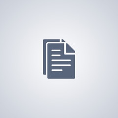 Poster - File vector icon, Document vector icon