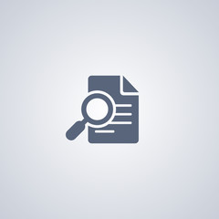 Poster - file search icon