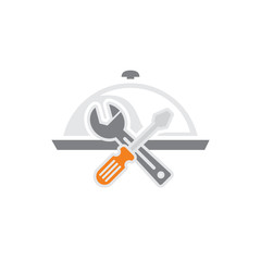 Poster - Repair Food Logo Icon Design